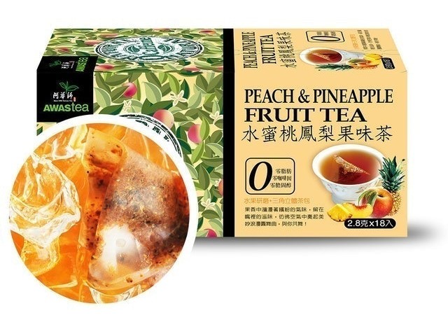 水蜜桃鳳梨果味茶 1
