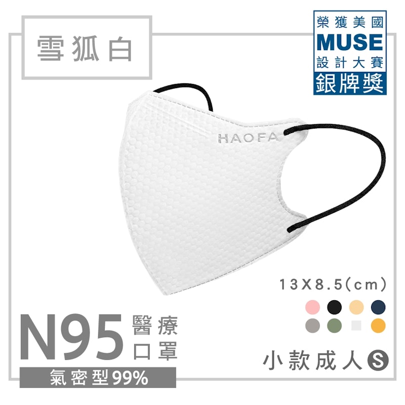 N95氣密型成人醫療防護口罩 2