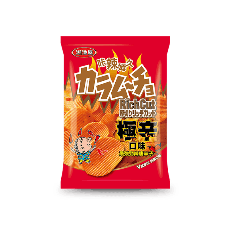 咔辣姆久厚切洋芋片 極辛口味 1
