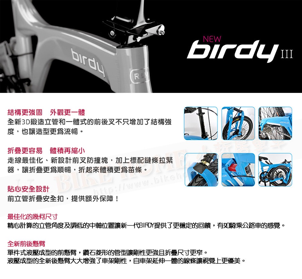 BirdyⅢ Standard 折疊腳踏車 2