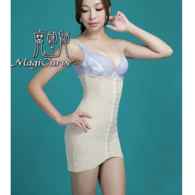 塑腰提臀長束腰夾裙 1