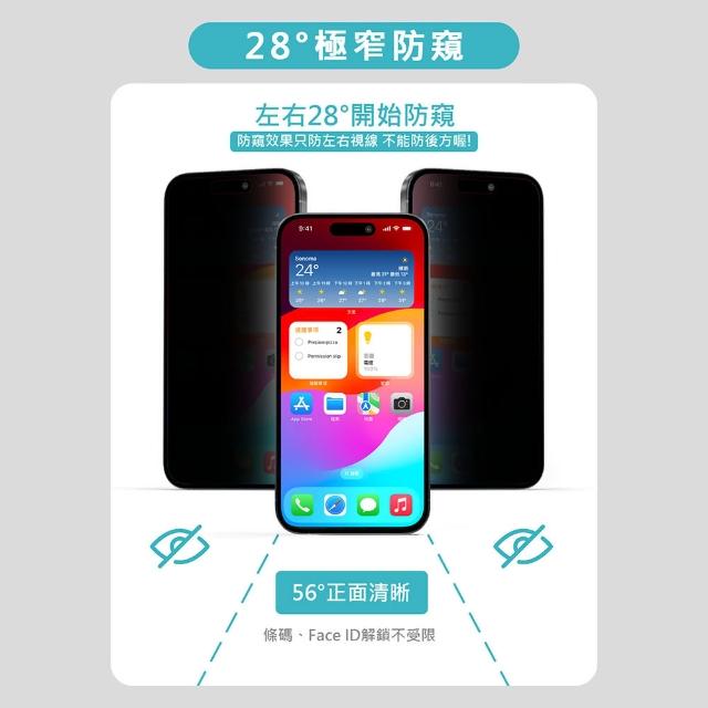 抗藍光防窺玻璃保護貼 2