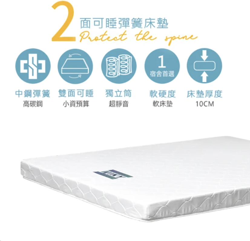 薄型獨立筒床墊 2