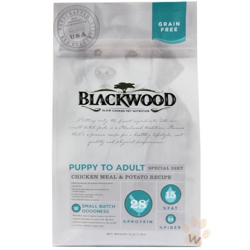 7. BLACKWOOD 柏萊富 無穀全齡 低敏純淨配方(雞肉+豌豆)/5磅(2.27kg) 1