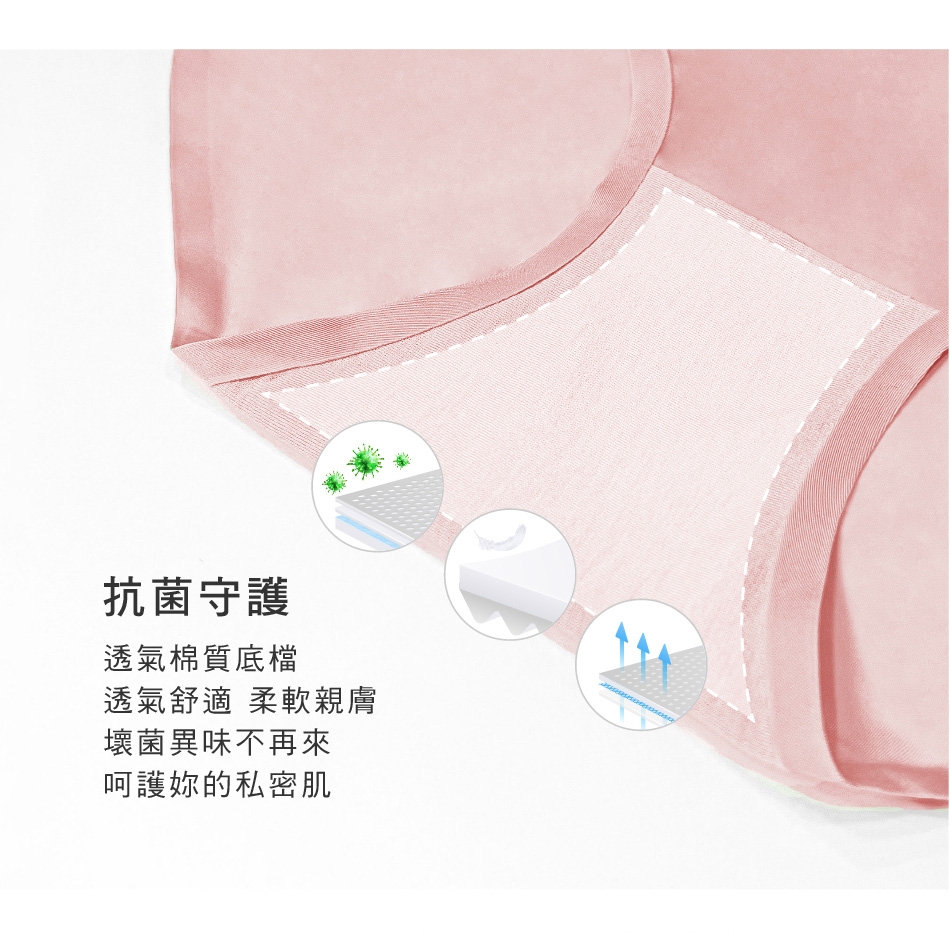 好動不卡卡中腰運動無痕內褲 3