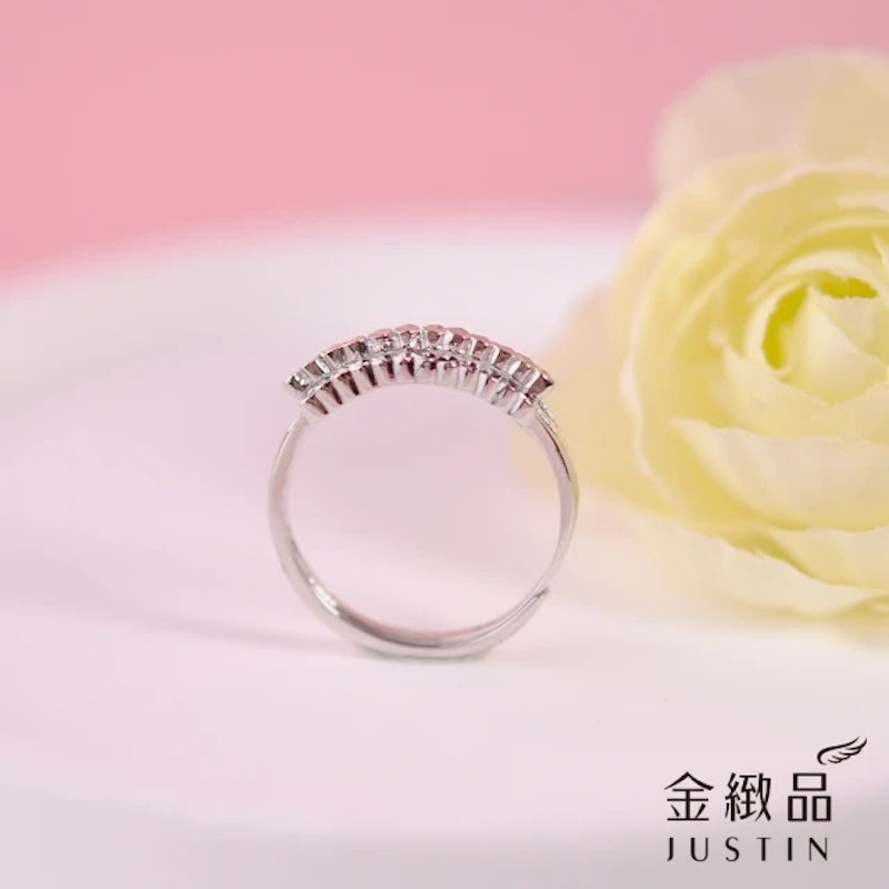 閃爍知音鉑金戒指 2