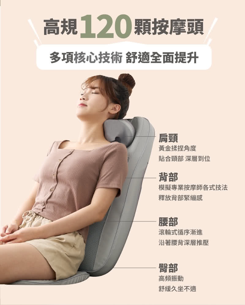 手之輪深揉按摩椅墊 2