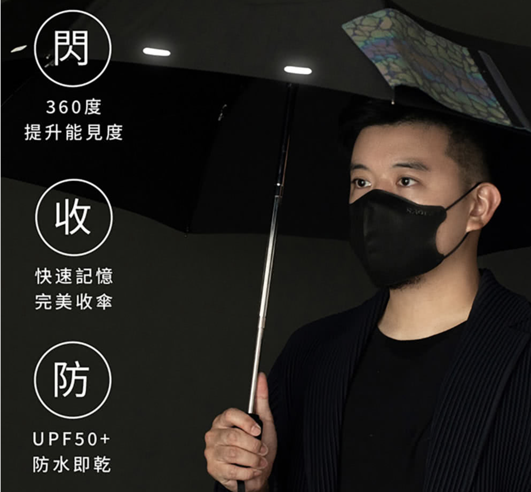 TubeFlash系列閃收傘 2
