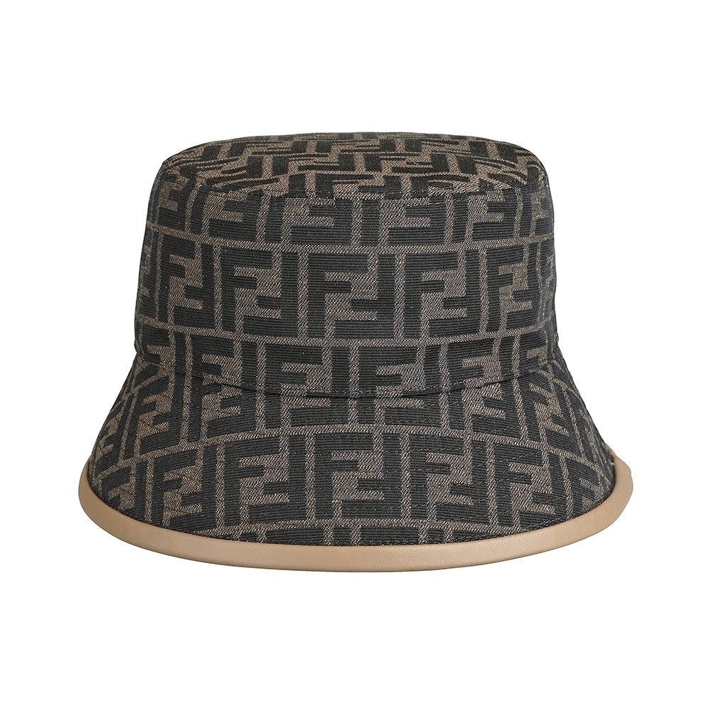 雙F LOGO 羊皮漁夫帽 1
