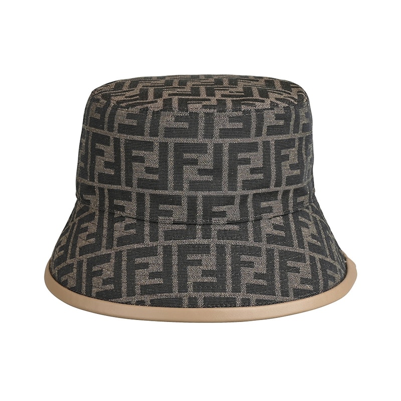 雙F LOGO 羊皮漁夫帽 1
