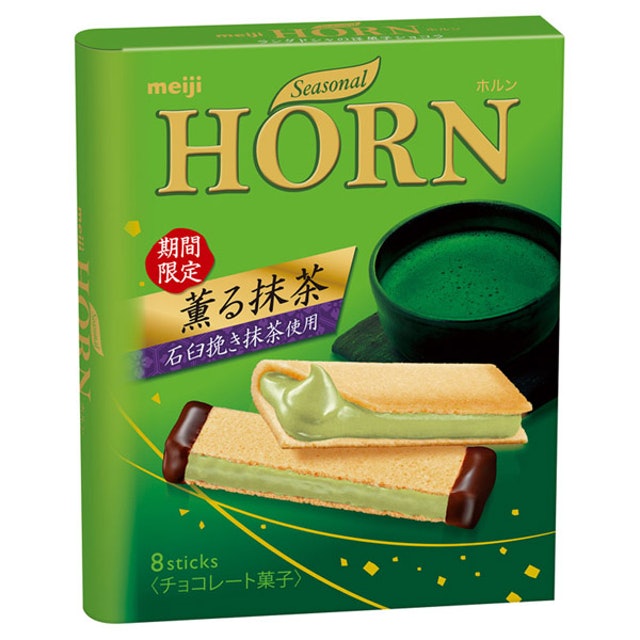 6.明治 HORN餅乾 抹茶口味 1