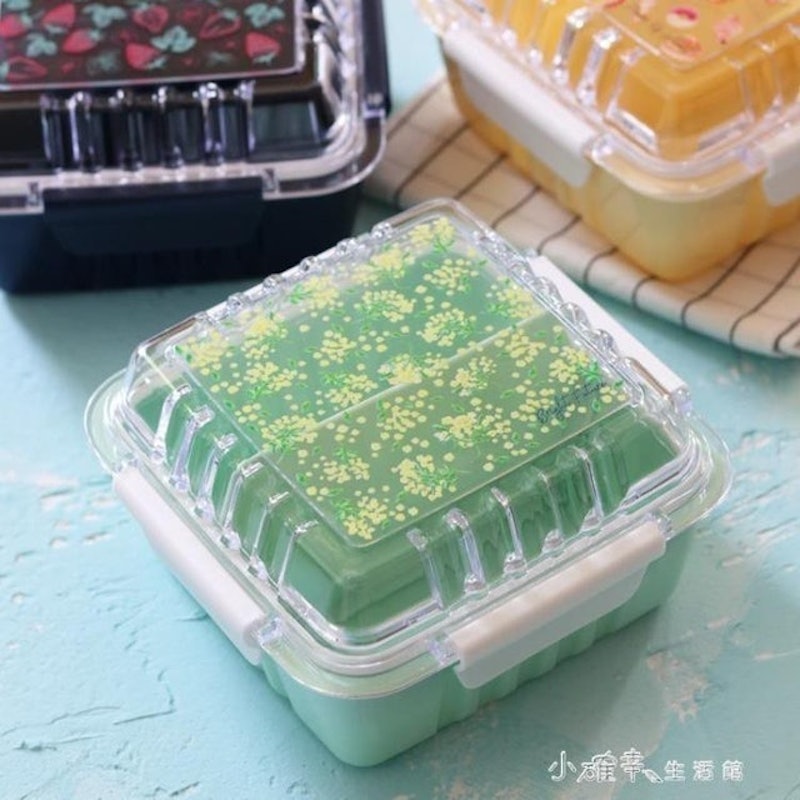 單層微波爐便當盒三明治盒 1