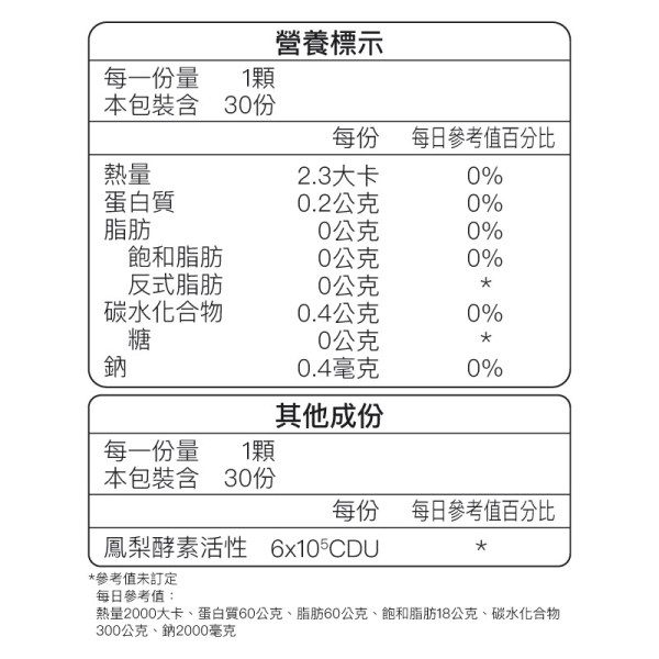 鳳梨酵素膠囊 3