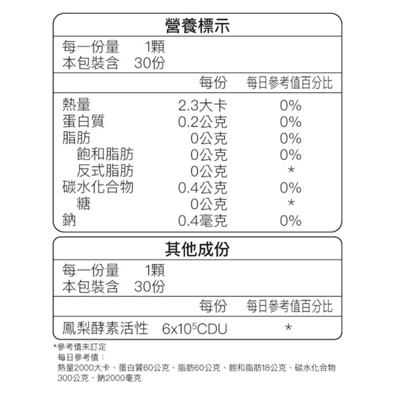 鳳梨酵素膠囊 3