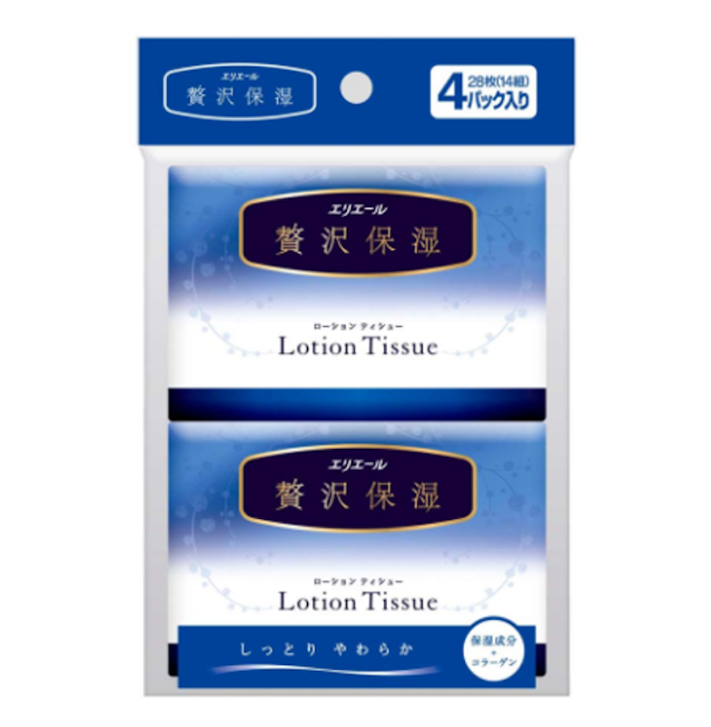 elleair 奢侈保濕柔霜面紙 1
