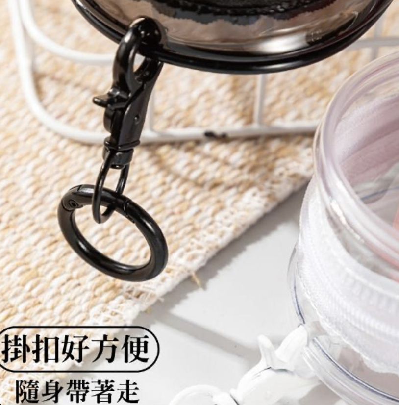 PVC 透明立體橢圓曬娃包 2