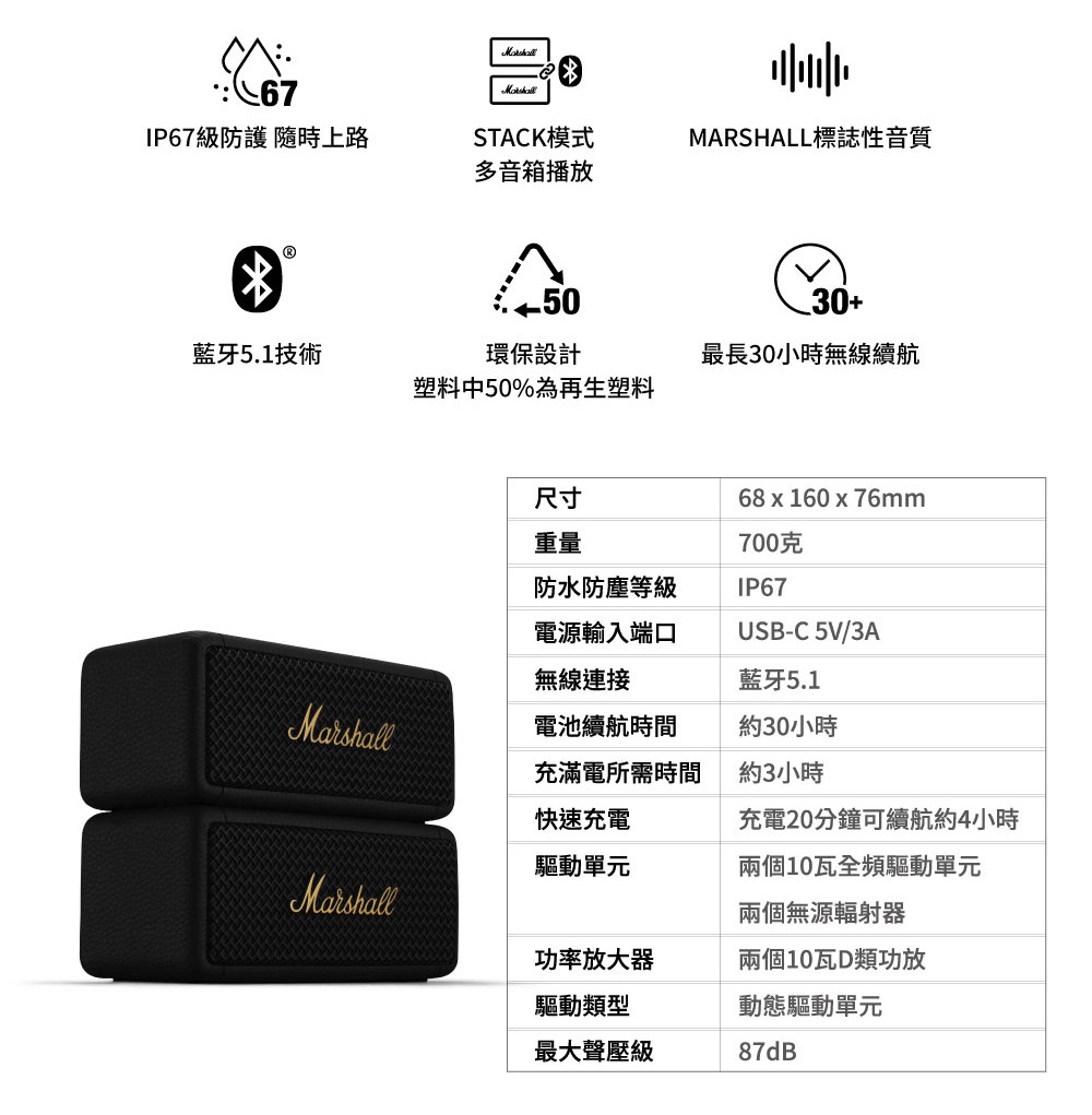 Emberton II 攜帶式藍牙喇叭 3