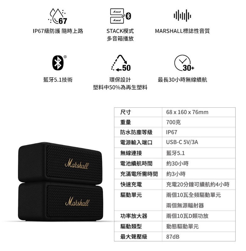 Emberton II 攜帶式藍牙喇叭 3