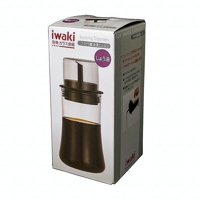 iwaki 耐熱玻璃醬油罐 2
