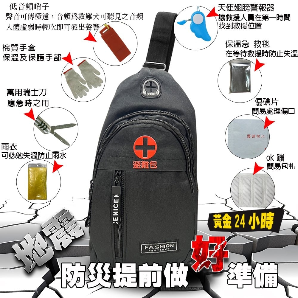 8合1隨身防災應急避難包 2