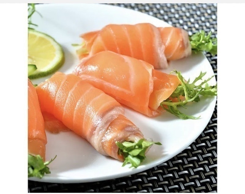 智利頂級原料煙燻鮭魚切片 1