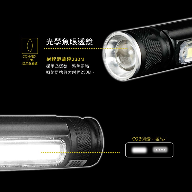充電式工作燈手電筒 3
