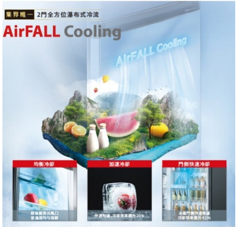 精品系列變頻雙門冰箱 2