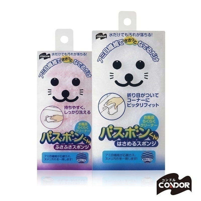 浴室海綿擦 2入組 1
