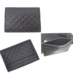 10. GUCCI 經典雙G LOGO壓紋信用卡證件夾