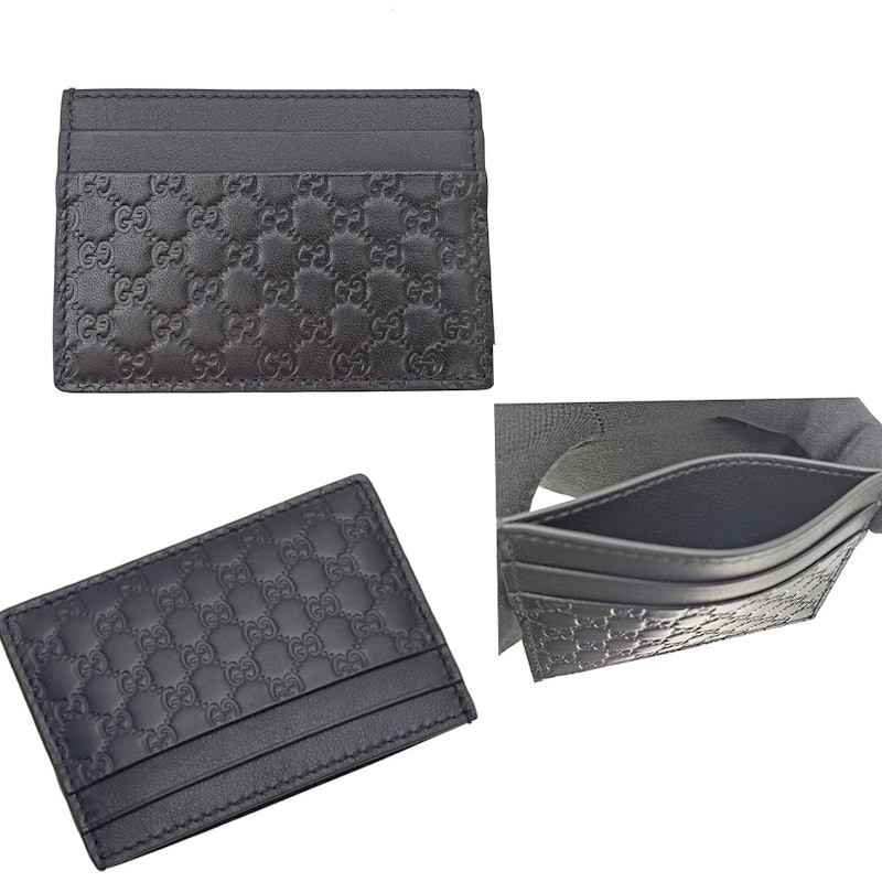 10. GUCCI 經典雙G LOGO壓紋信用卡證件夾 1