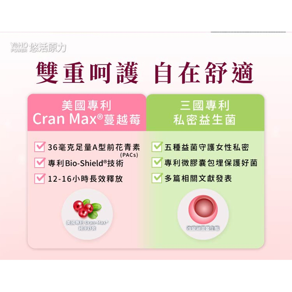 高濃縮蔓越莓私密益生菌植物膠囊 3