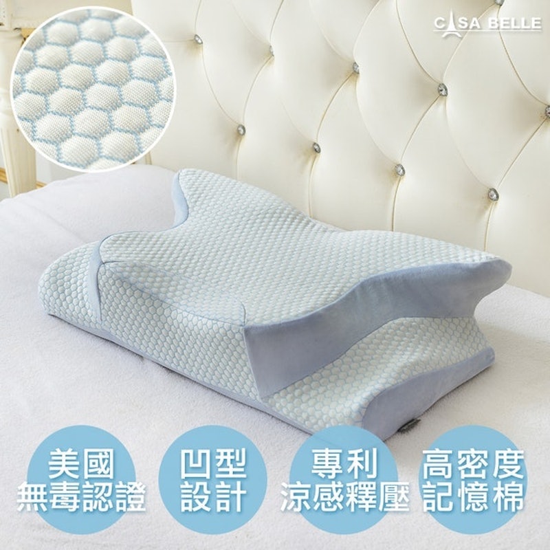 3D護頸人體工學紓壓涼感記憶枕 1