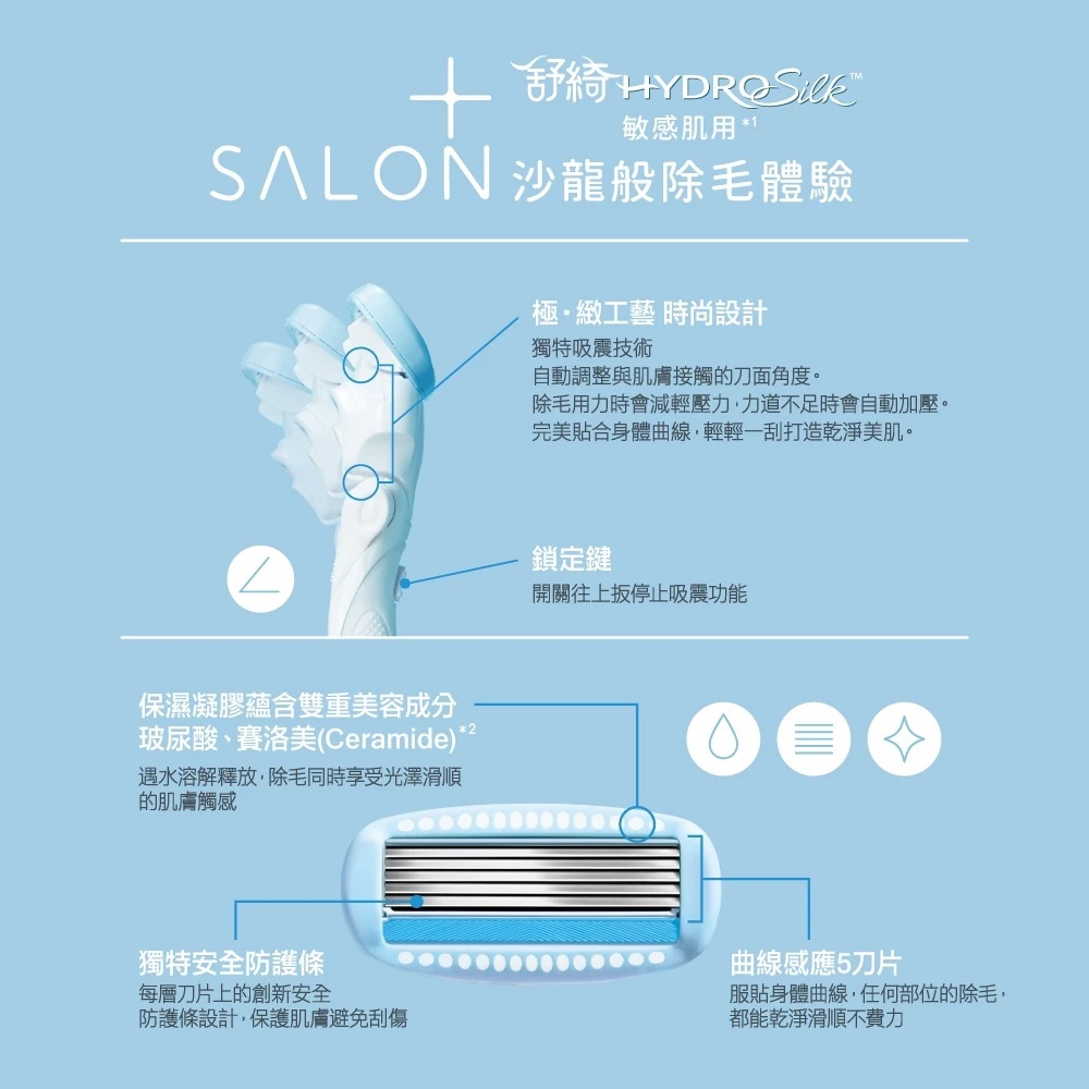 舒綺極 Salon Plus 仕女除毛刀 2