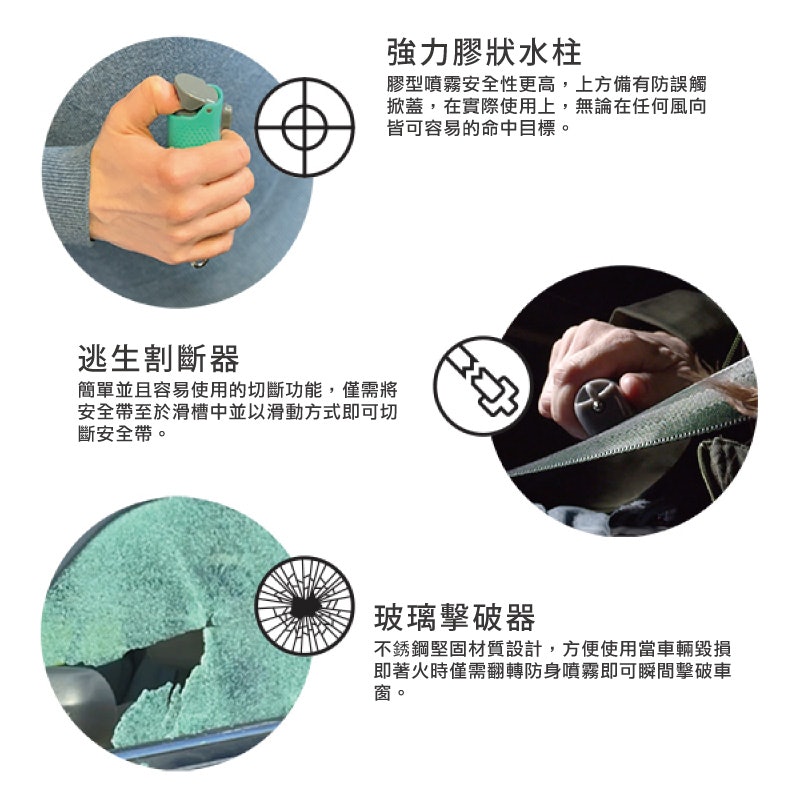 三合一膠型防身噴霧 6