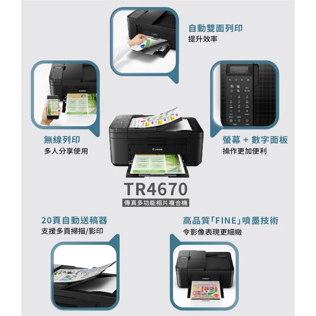 PIXMA 傳真多功能相片複合機 3