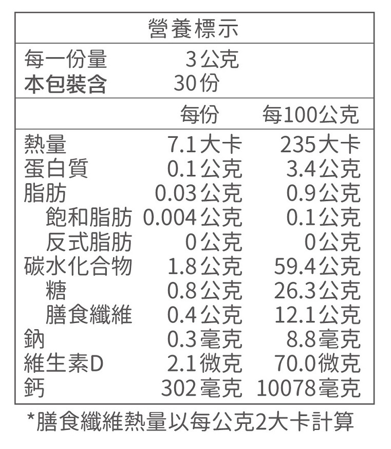 鈣D加 3