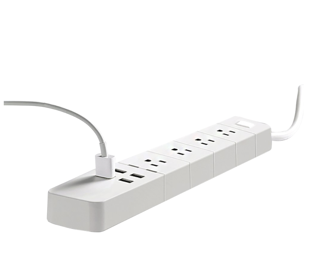 3孔4插4埠 USB Wi-Fi 智能延長線 1