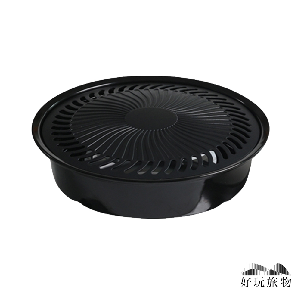 多功能兩用雙層瀝油麥飯石不沾鍋烤盤烤網 1