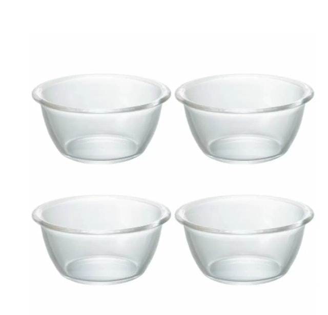 耐熱玻璃調理碗4入組 1
