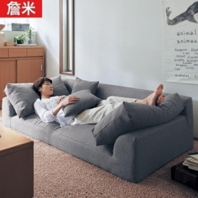 日韓式三人位棉麻拆洗沙發 1