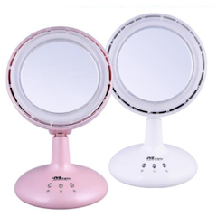 LED 負離子風扇化妝鏡