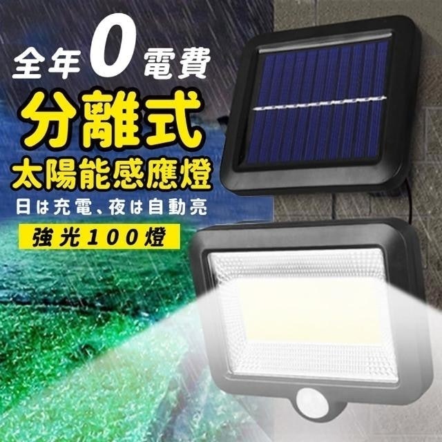 分離式LED太陽能感應燈 1