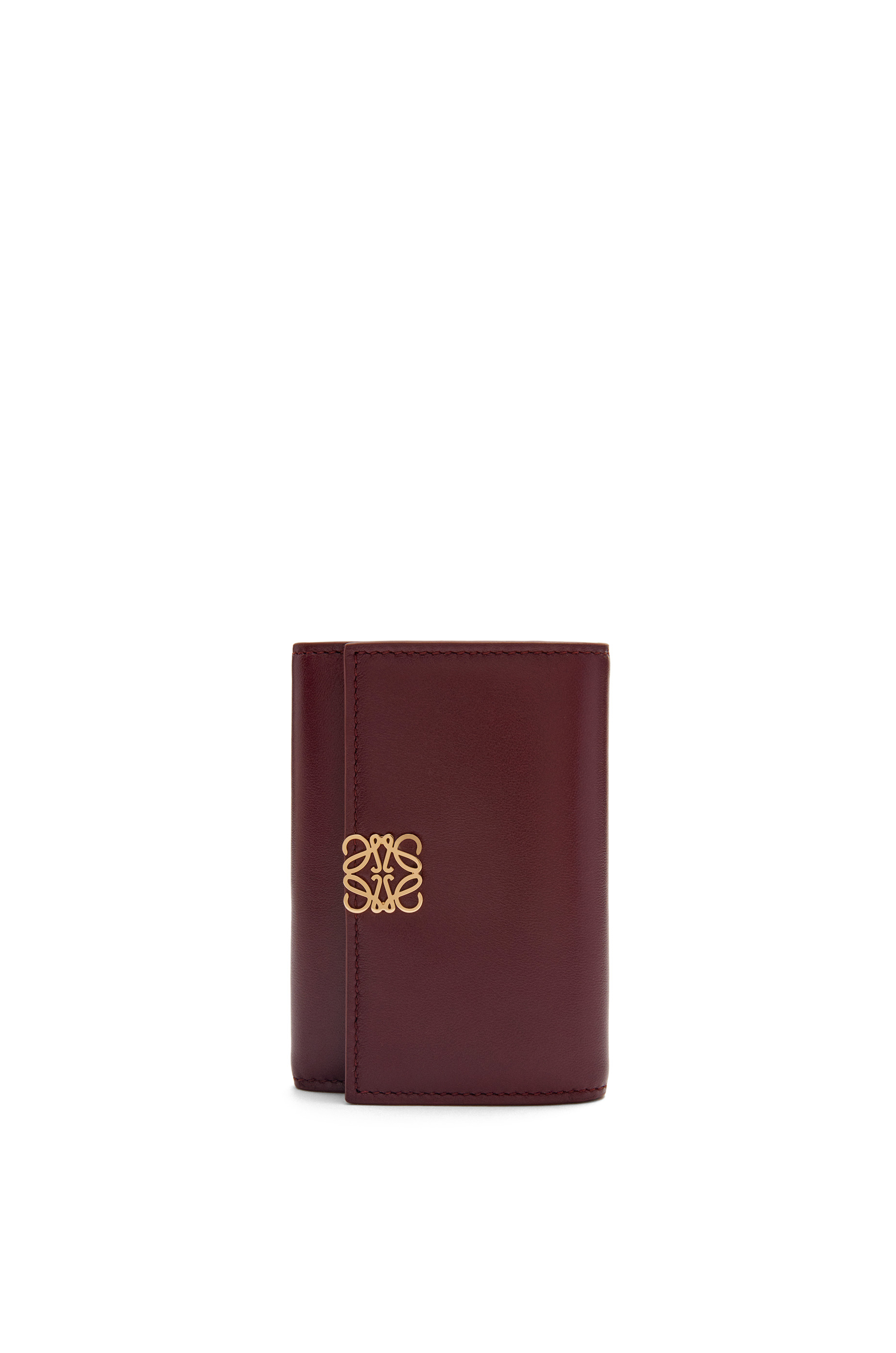 Puffer Anagram small vertical wallet in shiny nappa calfskin 1