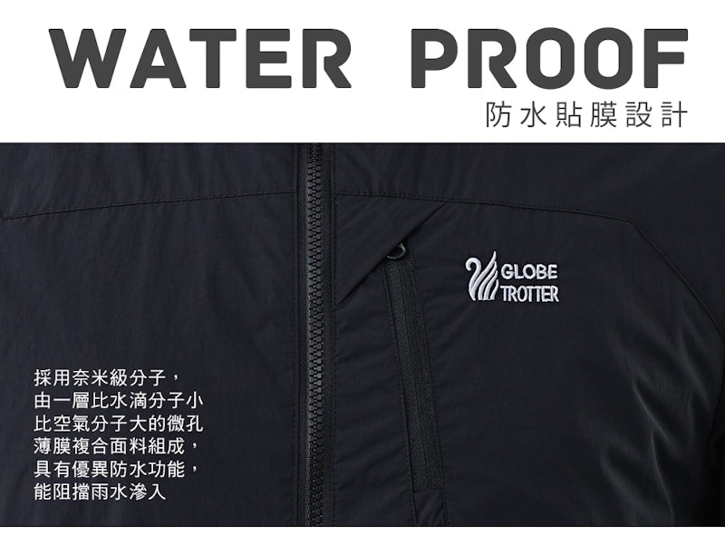 防水透濕保暖防風機能連帽衝鋒衣刷毛外套 3