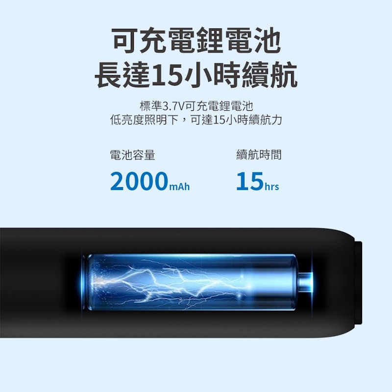多功能側燈強光手電筒 2