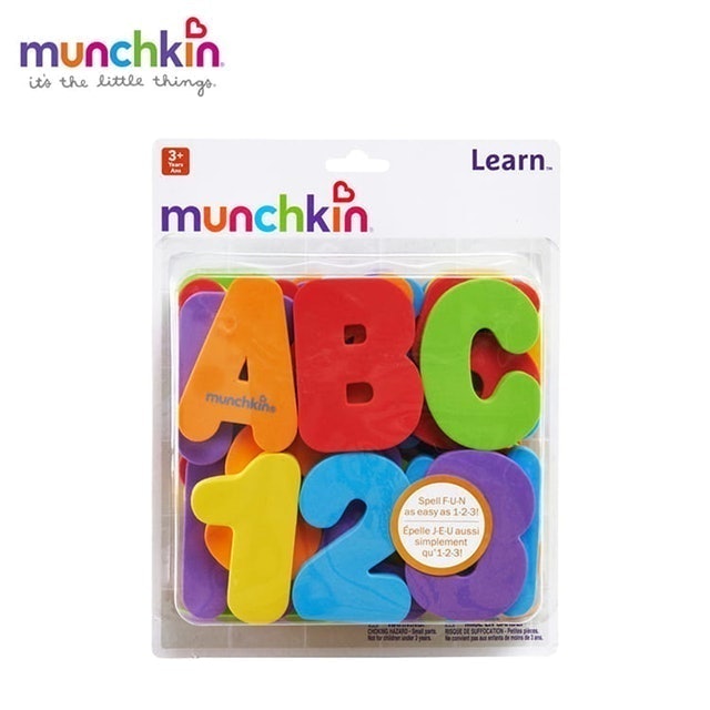 10. munchkin 英文字母數字洗澡學習組 1