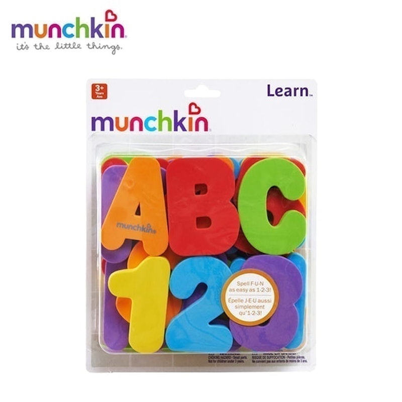 10. munchkin 英文字母數字洗澡學習組 1