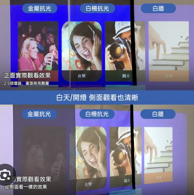 白柵抗光布幕 2