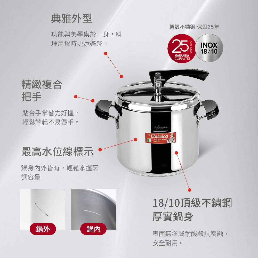 LA CLASSICA 新經典系列壓力鍋 3