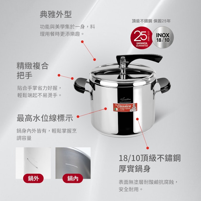LA CLASSICA 新經典系列壓力鍋 3